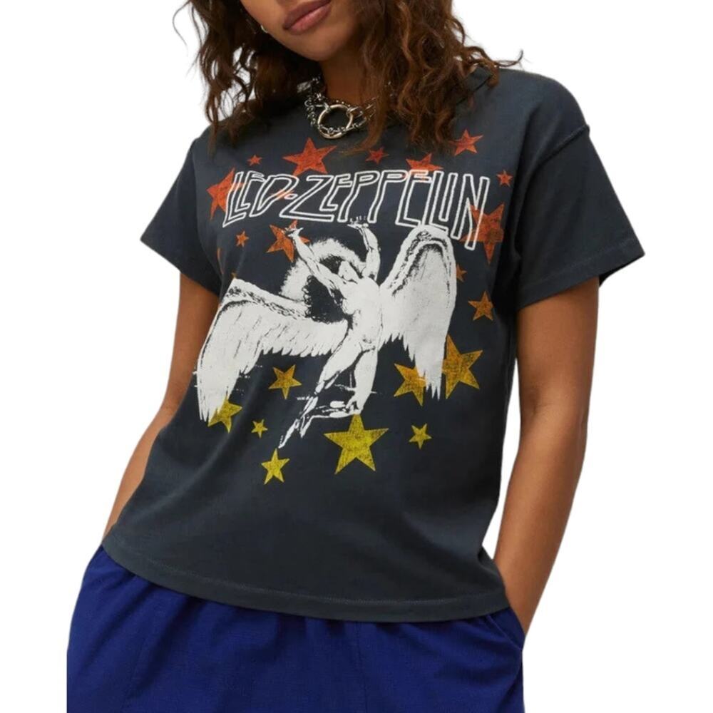 Daydreamer Tshirt Led Zepplin Icarus Stars Tee Vintage Black Band Concert Music - Picture 3 of 11